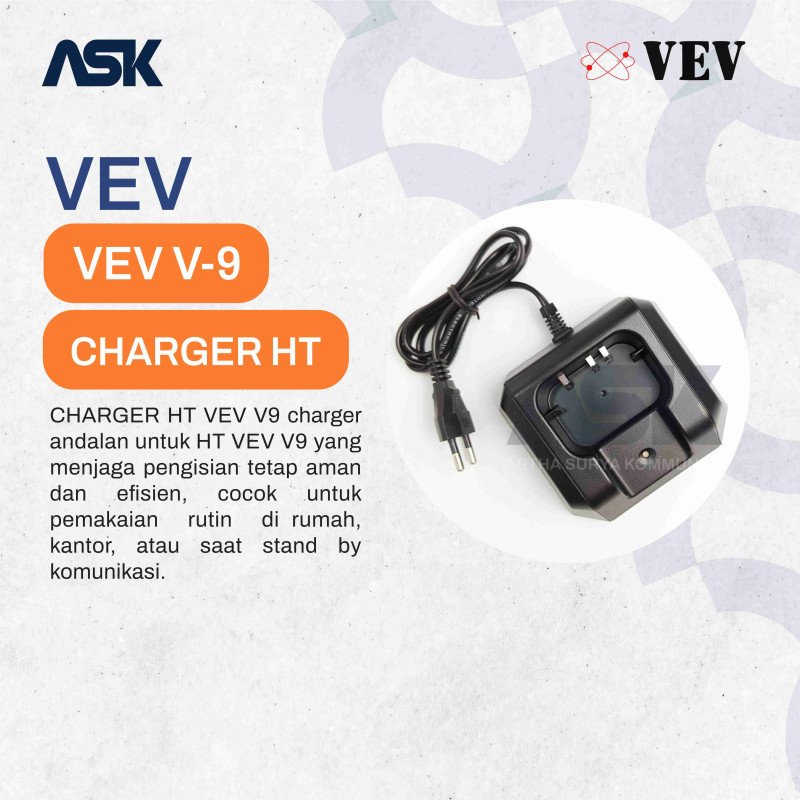 Charger Handy Talky V9 VEV / Chg HT V 9 VEV