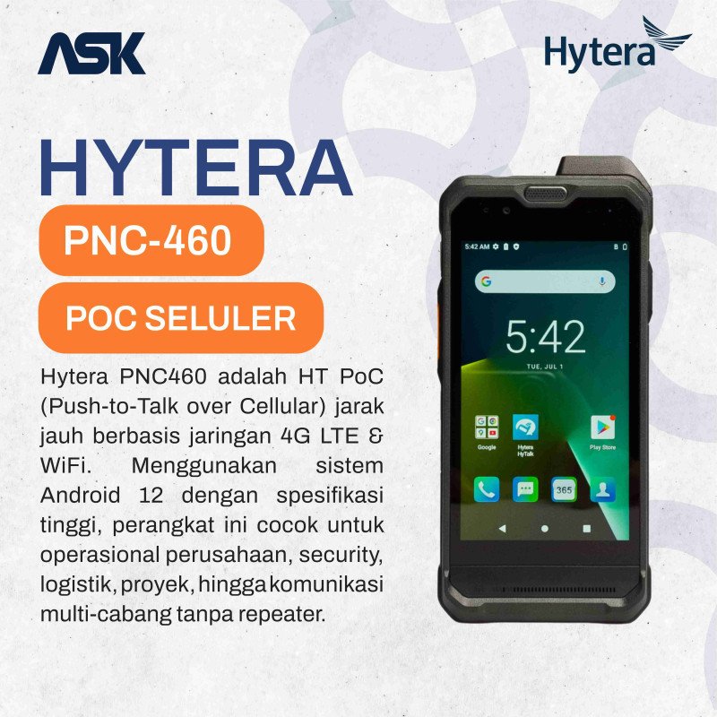 Handy Talkie PoC PNC460 HYTERA / PNC 460 HYT PoC radio