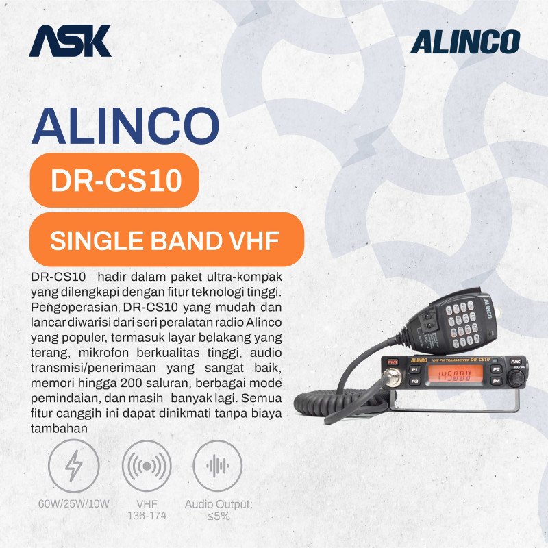 Radio Mobile DR-CS10 ALINCO / Radio Mobile DR CS10