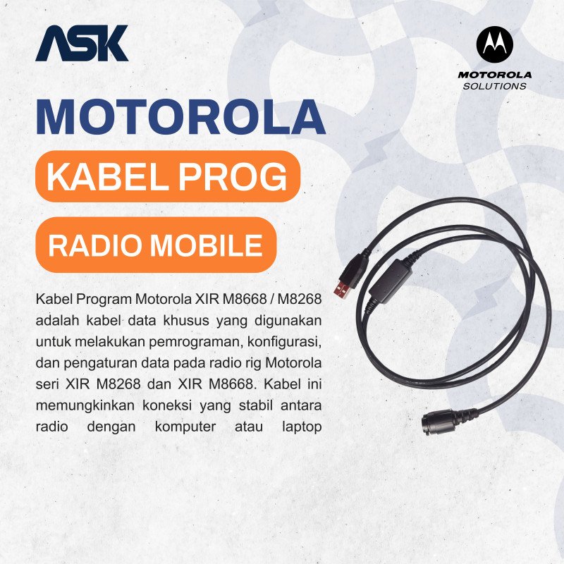 Programming Cable Radio Mobile MOTOROLA / Kabel Program Radio Mobil MOTOROLA