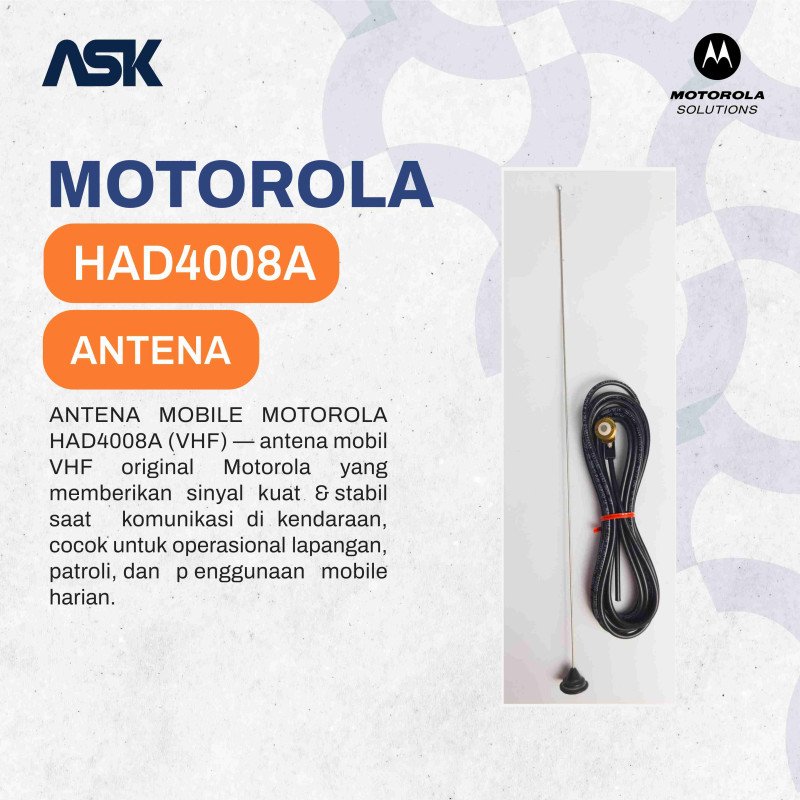 ANTENA MOBILE MOTOROLA HAD4008A HAD4008 VHF