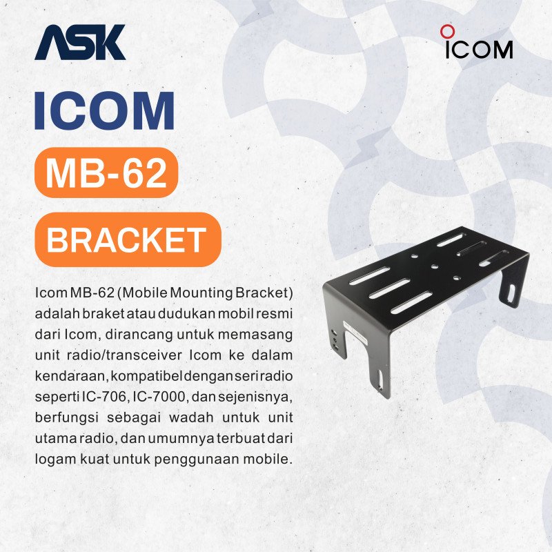 Mounting Bracket Radio Mobile MB-62 ICOM / Breket MB62