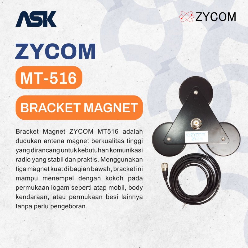 Bracket Magnet MT-516 ZYCOM / Breket Magnet MT516 ZYCOM