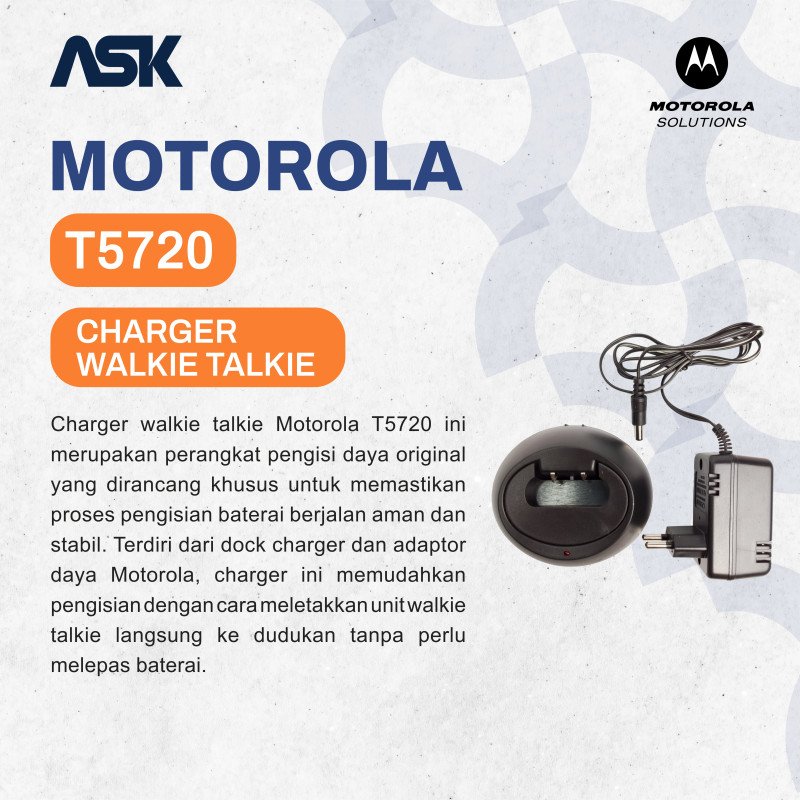 Charger Walkie Talkie TALKABOUT T5720 MOTOROLA / Chg T5720
