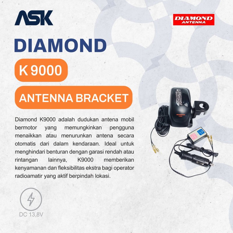 Bracket K-9000 DIAMOND / Breket Antena K9000 / K 9000
