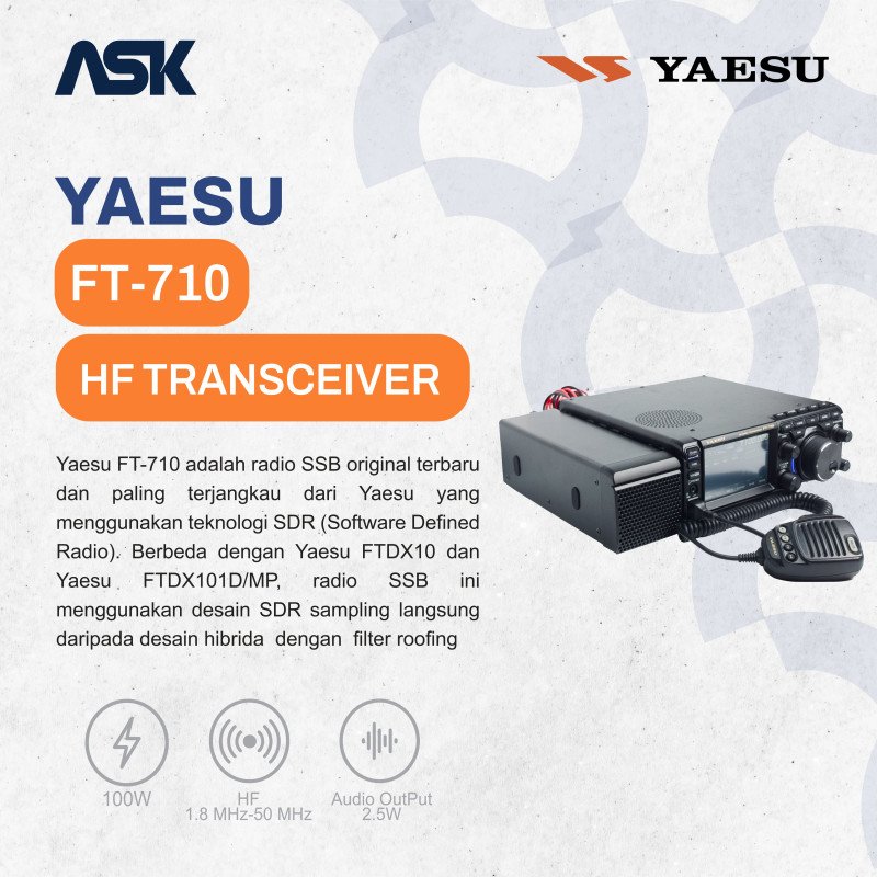 SSB FT710 YAESU / FT 710 HF TRANSCEIVER