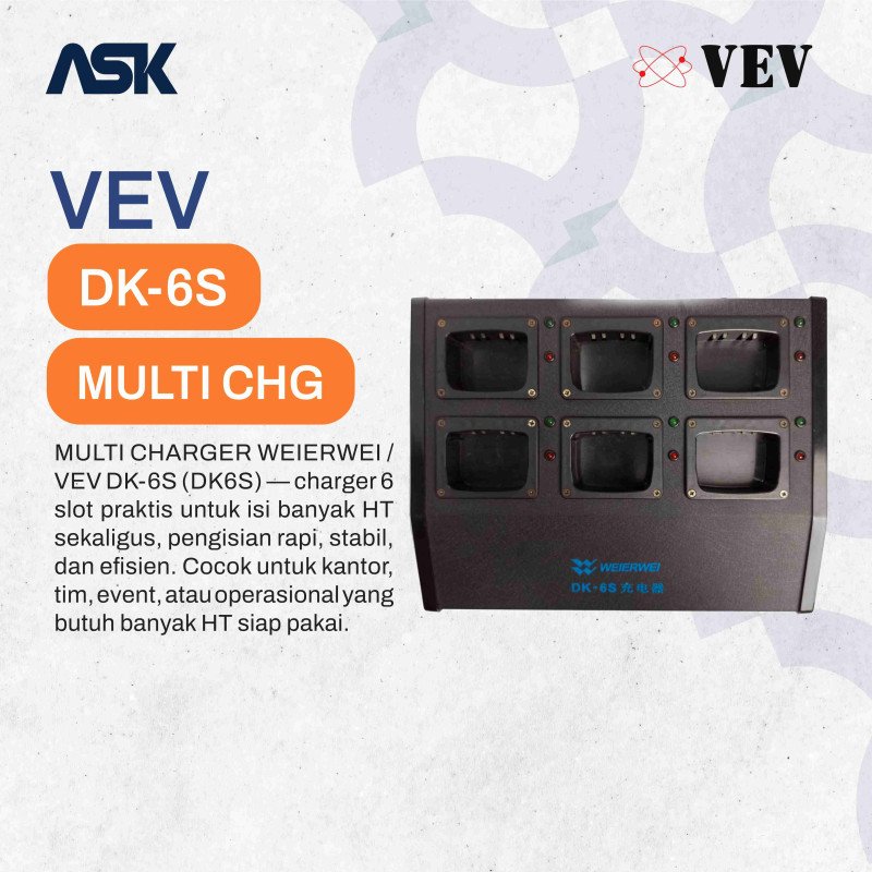 Multi Charger Handy Talky DK-6S VEV / Multi Chg DK6S