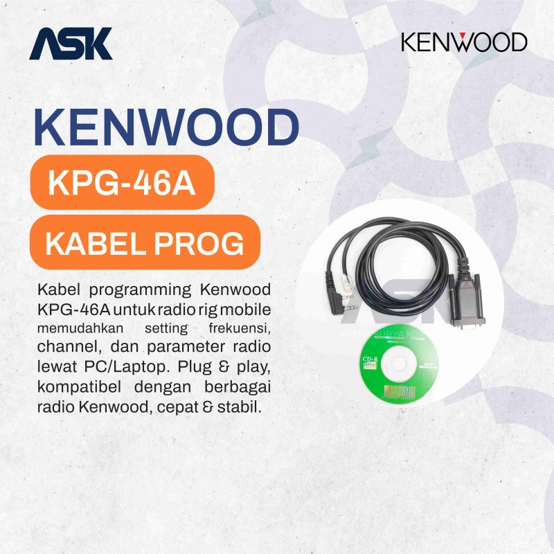 KABEL PROGRAM KPG-46A KENWOOD FOR RADIO RIG MOBILE