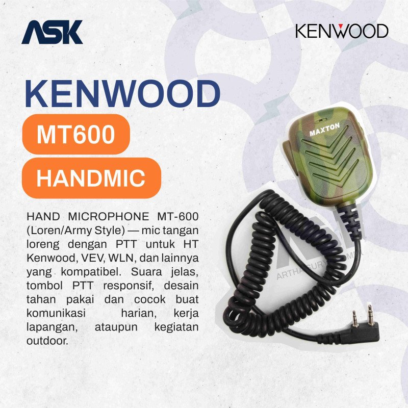 HANDMIC MAXTON MT-600 EXTRA MIC MAXTON MT 600 MT600