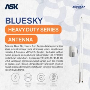 Repeater Antena BLUESKY - UHF 405MHz 11,15dBi