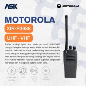 Handy Talky Motorola - XiR-P3688 / HT XiR P3688